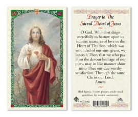 Sacred Heart Prayer Cards