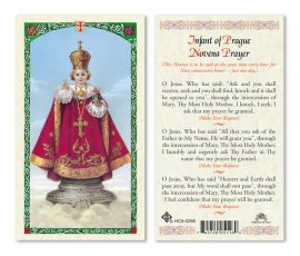 hc9-029e Infant of Prague Holy Cards