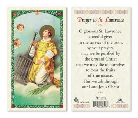 hc9-133e St. Lawrence Holy Cards