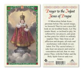 hc9-233e Infant of Prague Holy Cards