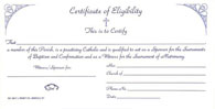 Sponsor Certificates
