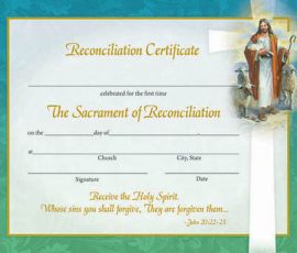 Reconciliation Certificate