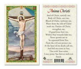 HC9-225 Anima Christi Holy Cards