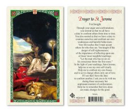 HC9-541E St. Jerome Holy Cards