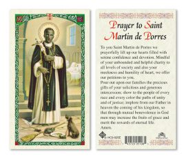 hc9-025e St. Martin de Porres Holy Cards