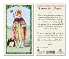 hc9-100e St. Augustine Holy Cards