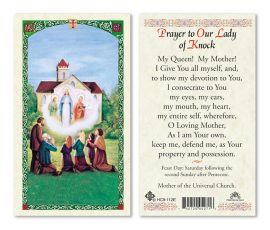 hc9-112e Our Lady of Knock Holy Cards