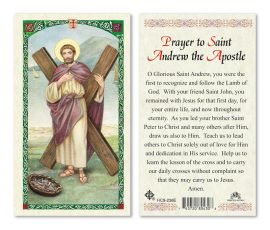 hc9-236e St. Andrew Holy Cards