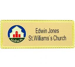 usher badges for church
